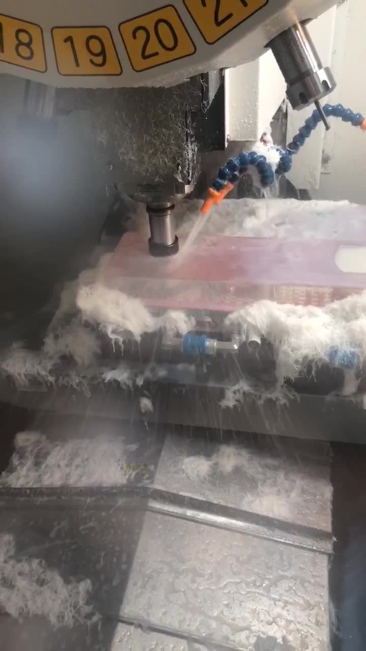 machining distribution plate