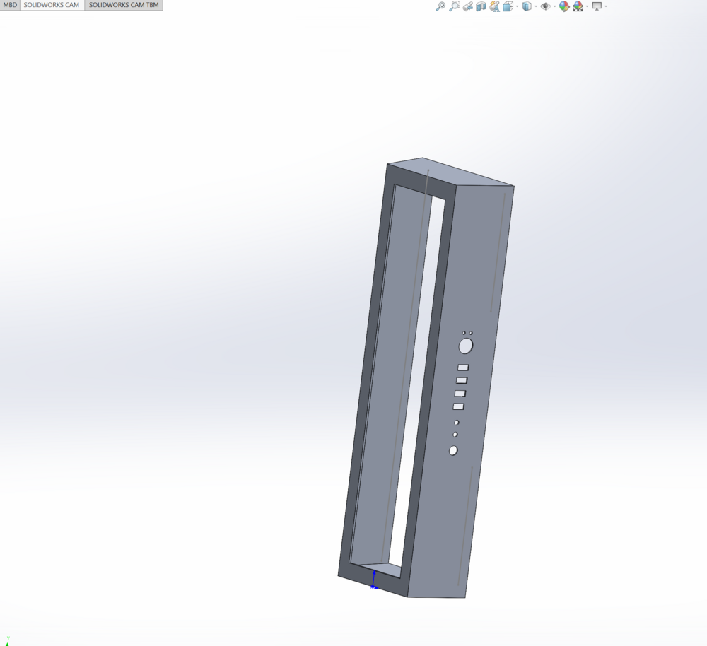 Drawing side screen holder