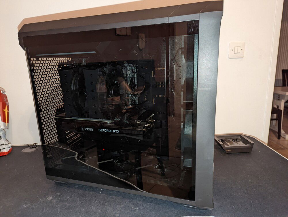 Exterior of the pc when off