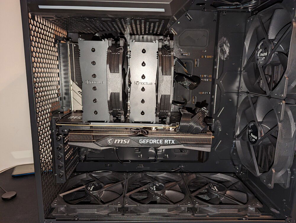 Interior from the front