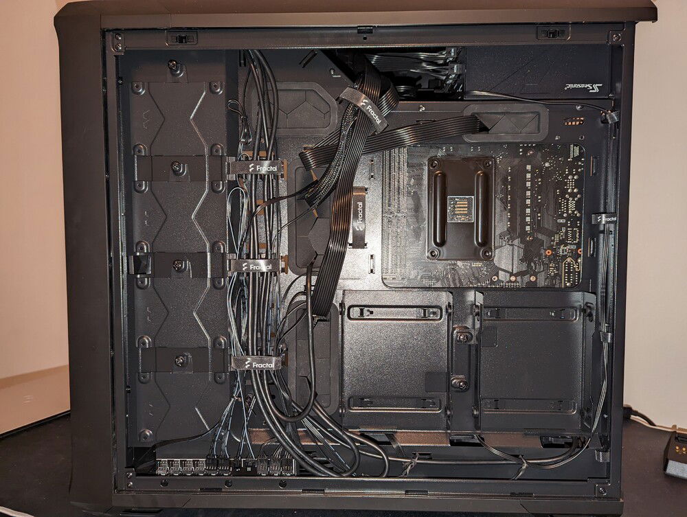 Cable management that i consider good