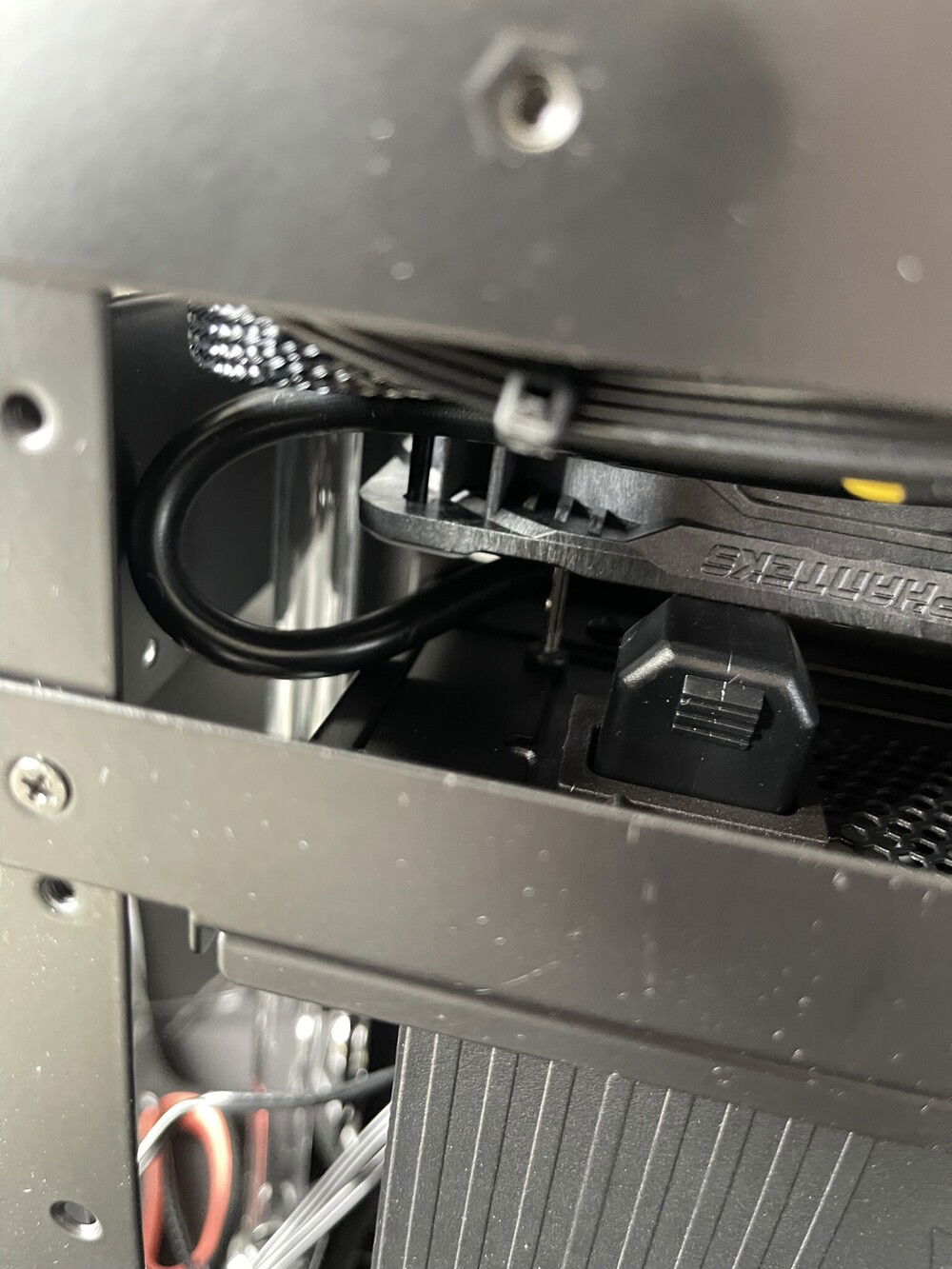 Very thight with the fans and the power cable!