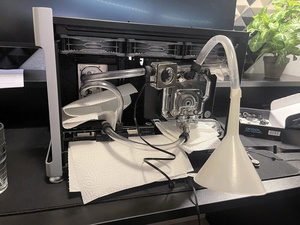 Testing with soft tubing.