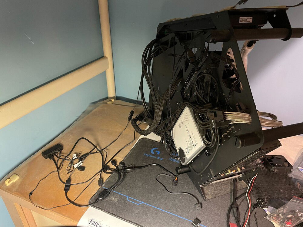 Build progress: External ARGB controller is a headache.