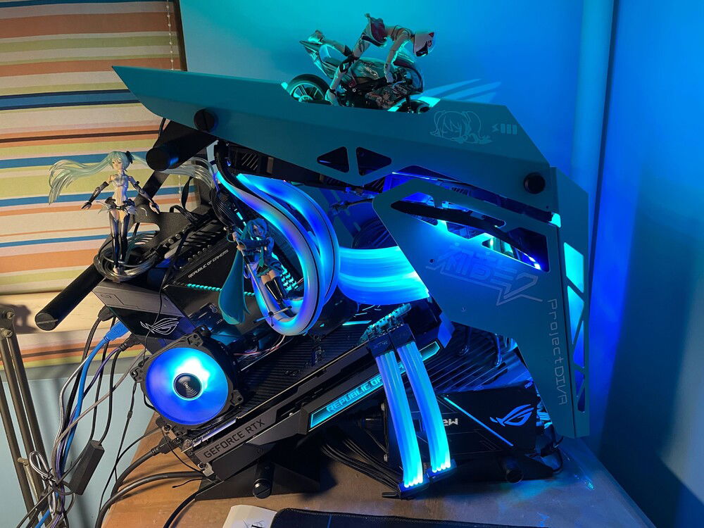 Side view (Indoor lighting on).