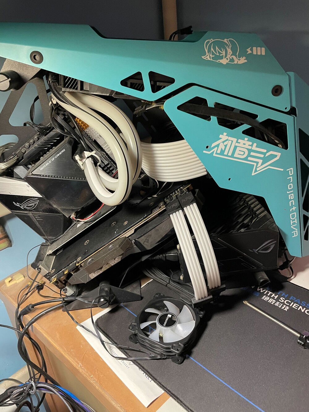 Stripping AIO in progress.