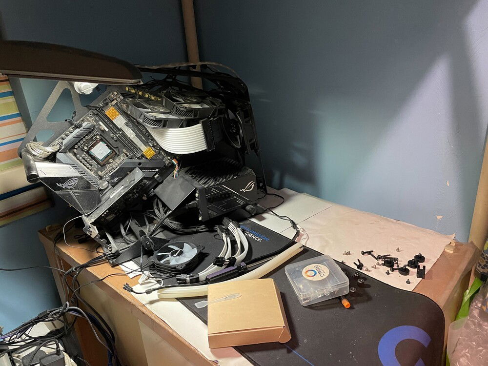 Stripping AIO in progress.