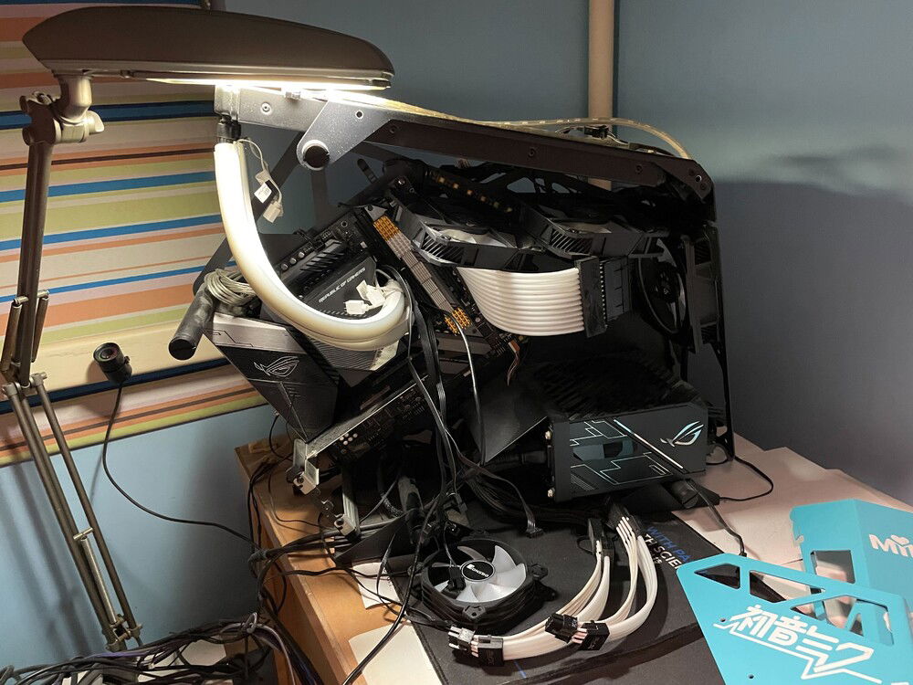 Assemblying in progress.