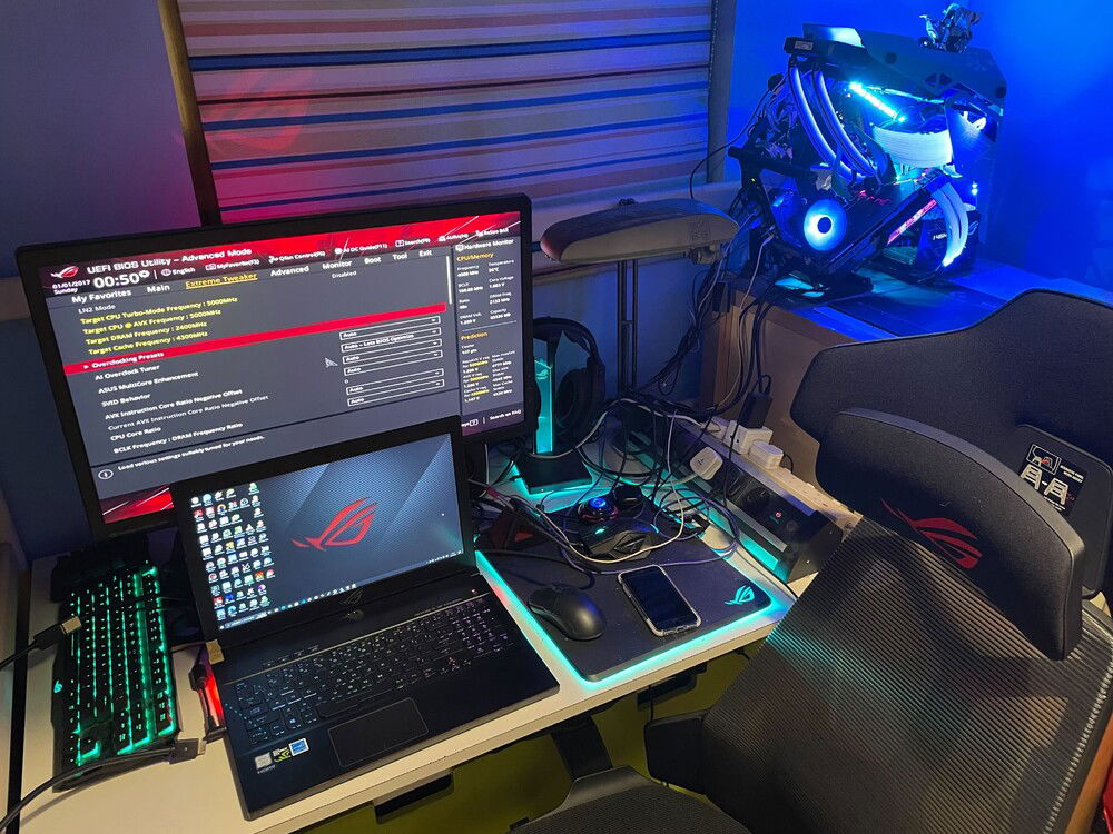 Overall build with the new chair.