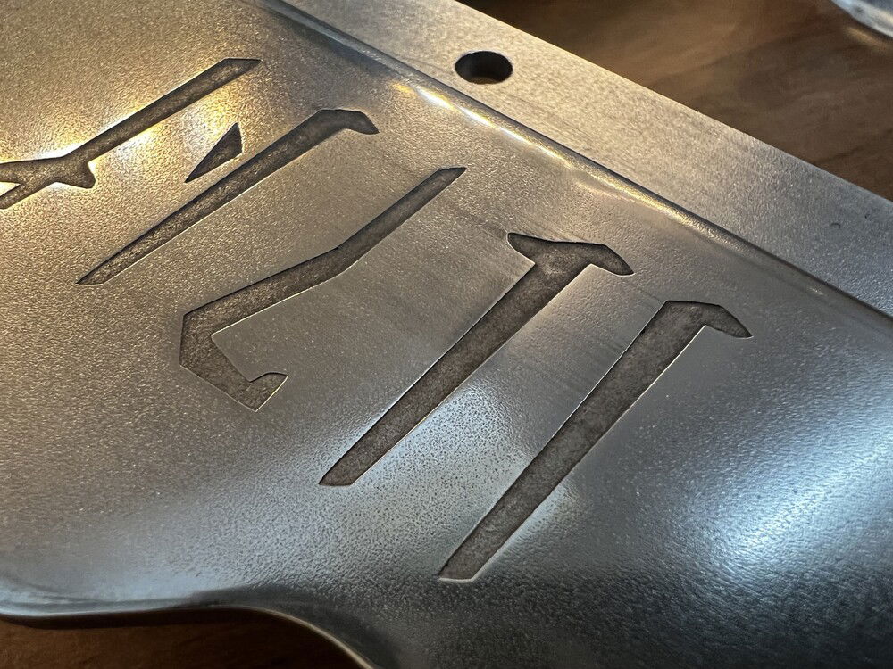 close up of salt water etching