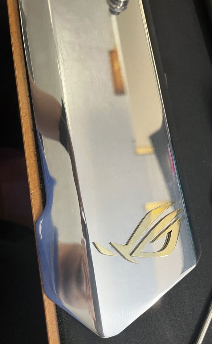 getting there and adding the brass logos.