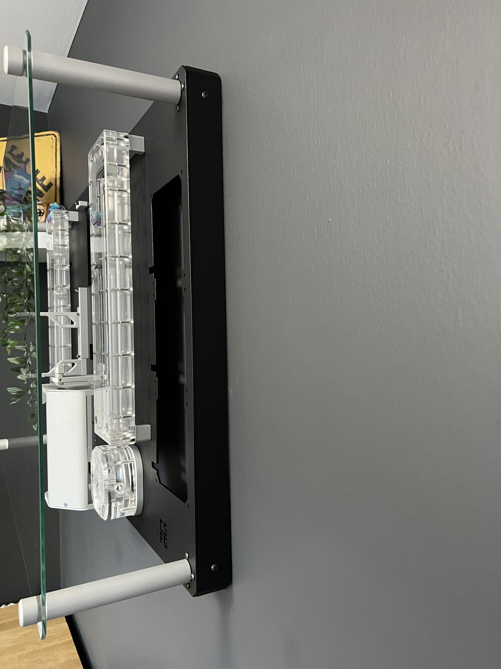 Side plates installed-really nice flush fit to the wall