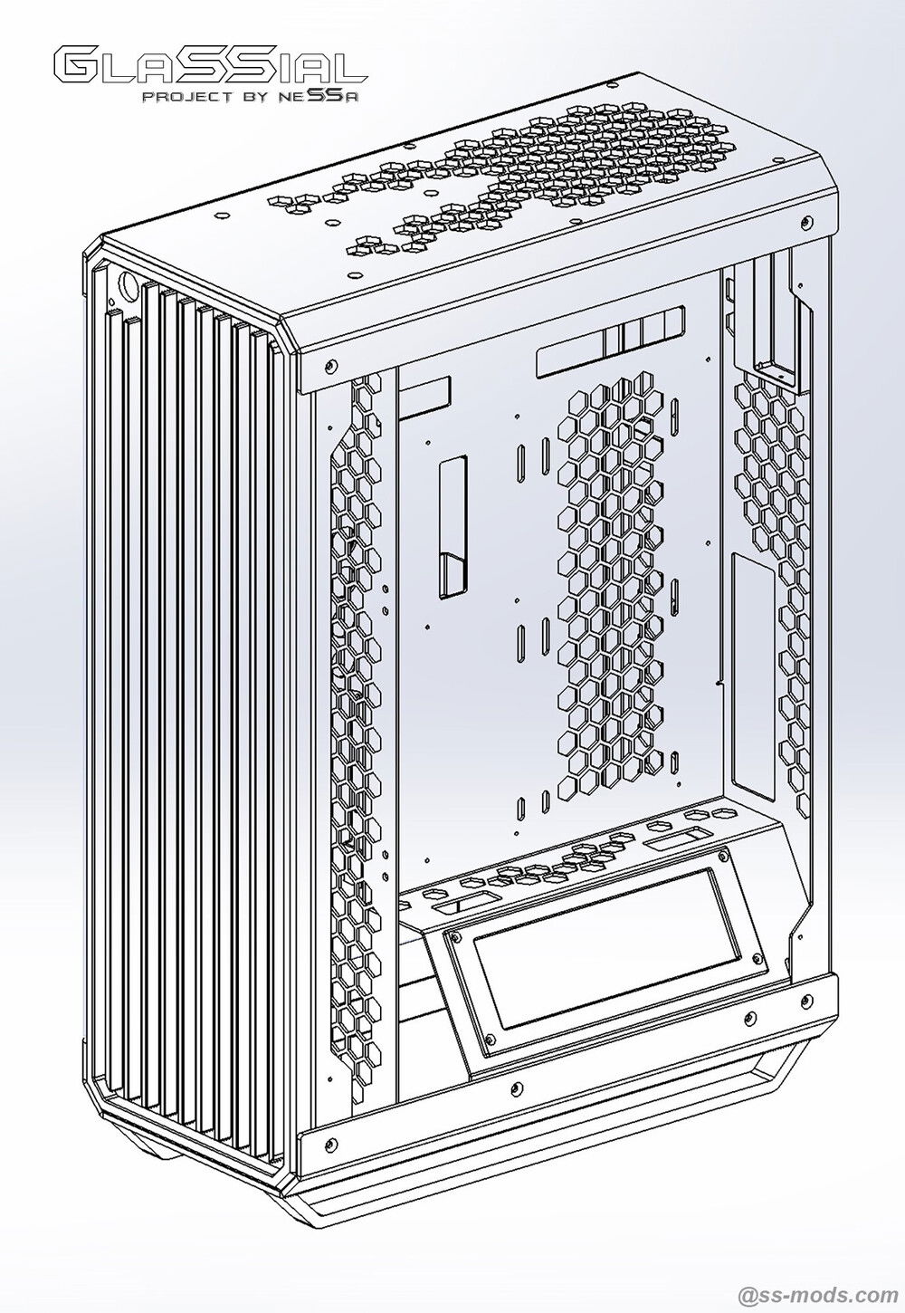 After 2 years of using the ZOROG project, it's time to make my new PC, this is beautiful hardware and I have to prepare a good case for it. I present to you the concept of this scratch build: