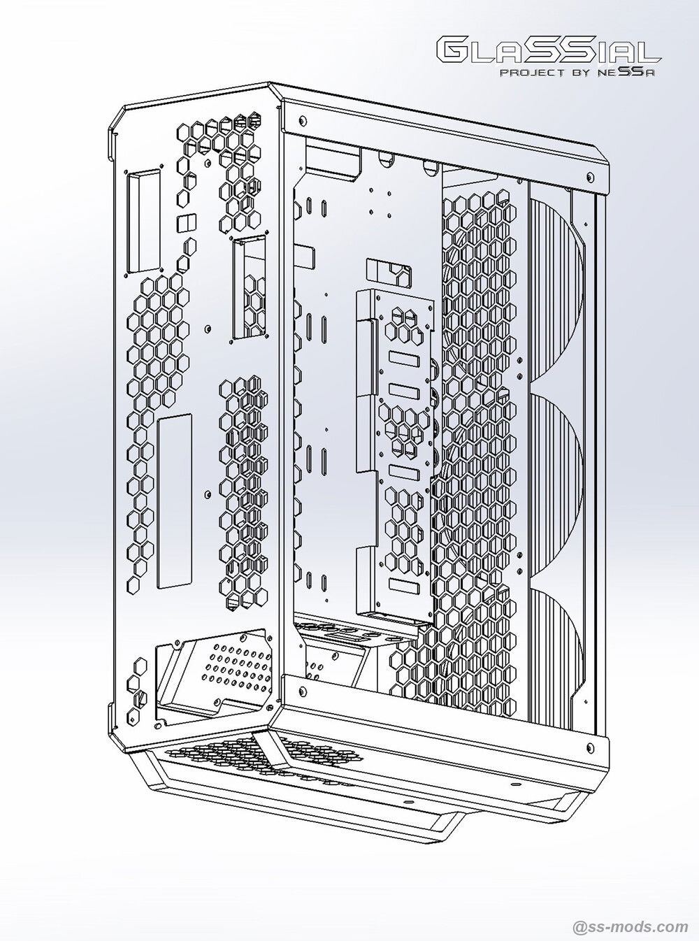 After 2 years of using the ZOROG project, it's time to make my new PC, this is beautiful hardware and I have to prepare a good case for it. I present to you the concept of this scratch build: