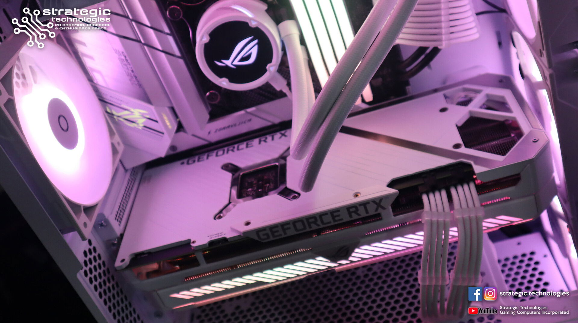 White Gaming PC Tecware S OMNI x ASUS ROG » builds.gg
