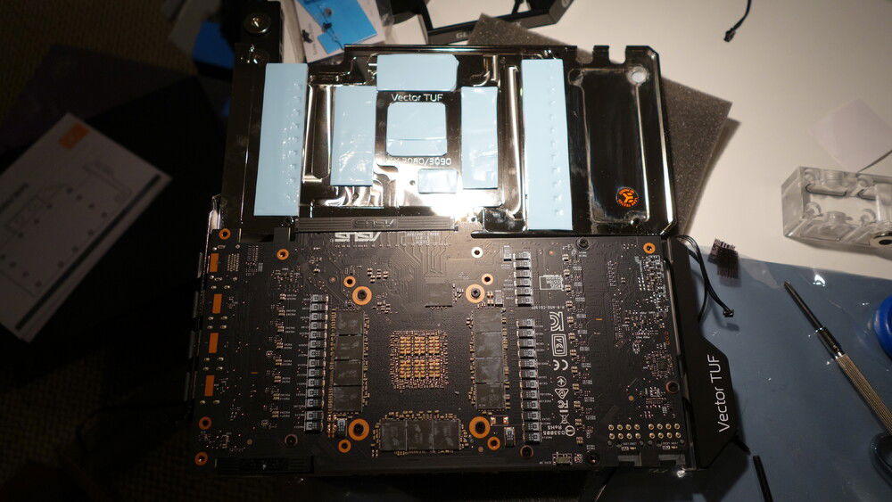 now for the active backplate, essential for the 3090