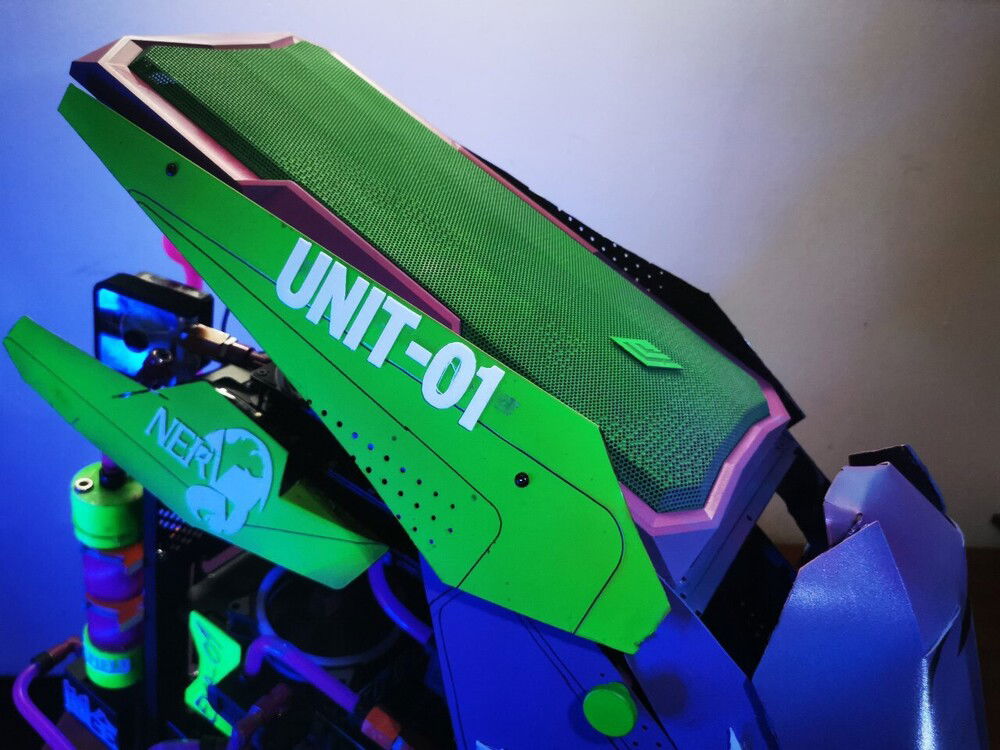 upper part with 360 radiator and cover