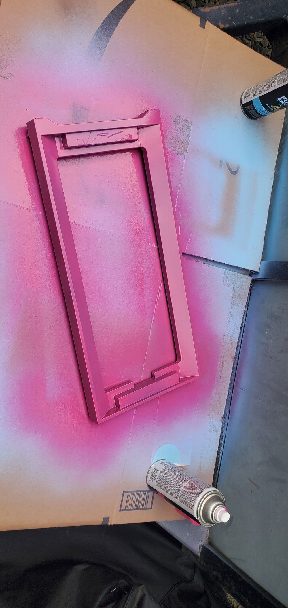 Front trim painted and cleared