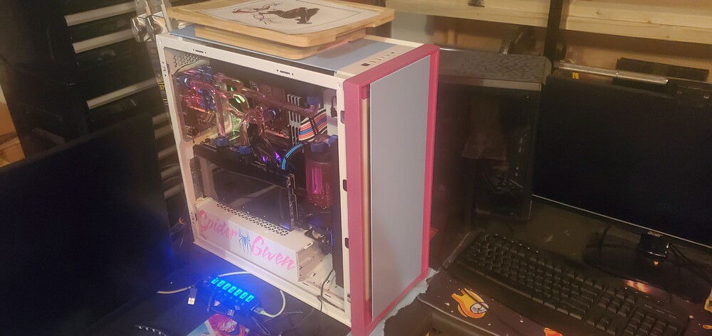 Assembled but waiting for glue to dry on 3d print