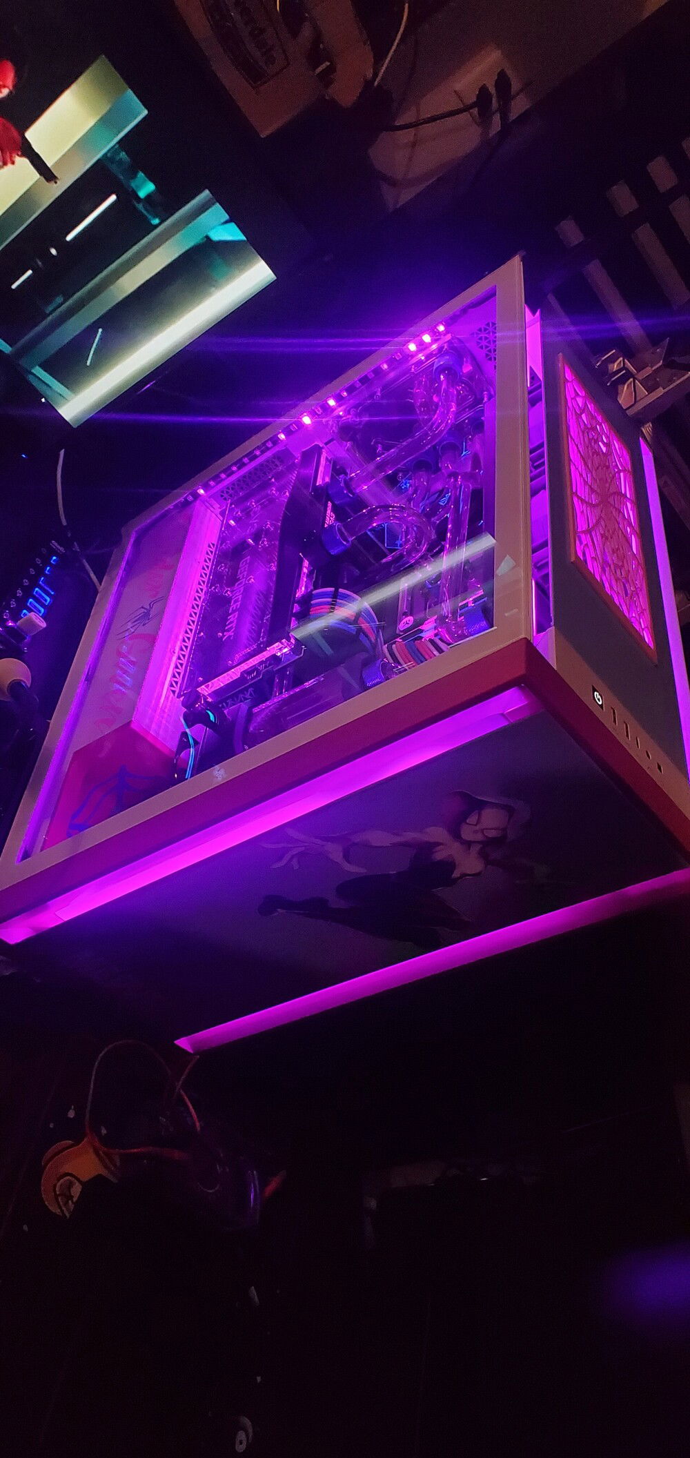 Led lights are wired in