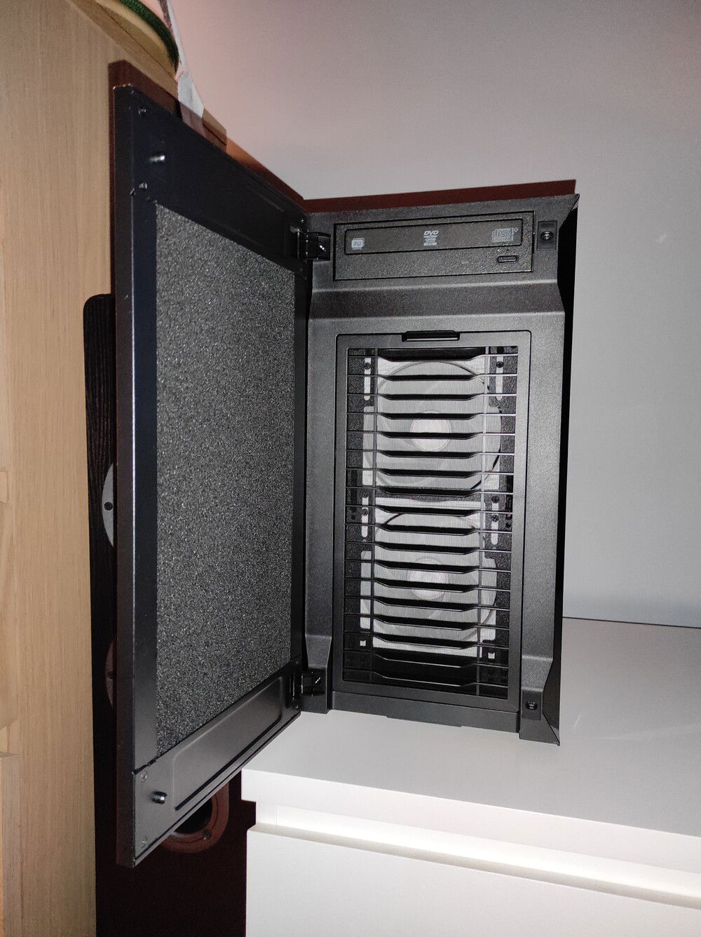 Intake filter and fans