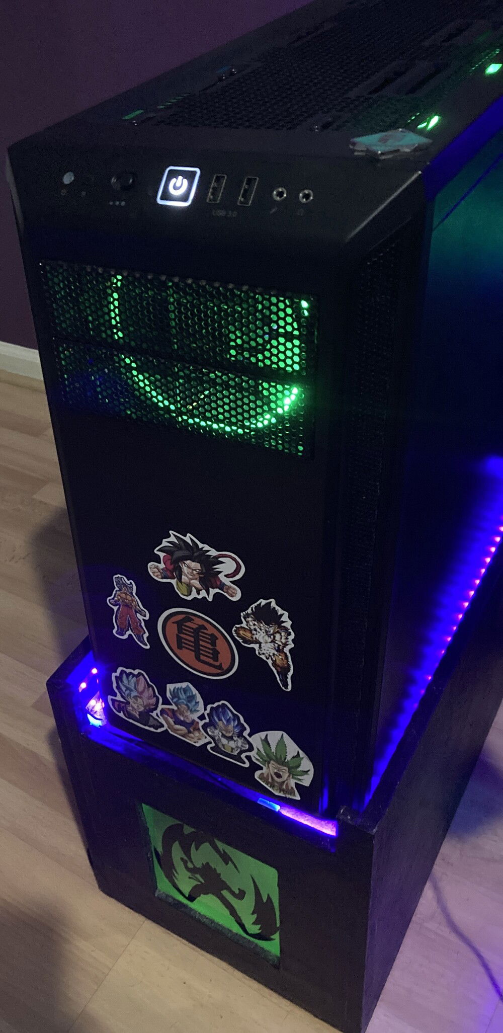 Modified Front having vinal made to replace stickers