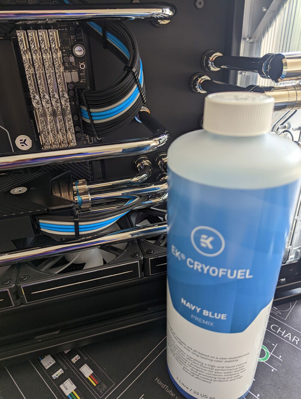 Coolant ready to add 😊😊 EK cryofuel!