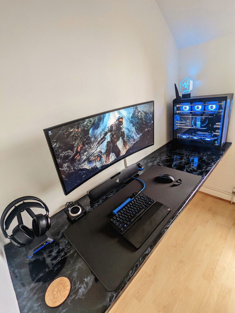 Build made it to the man cave 😁