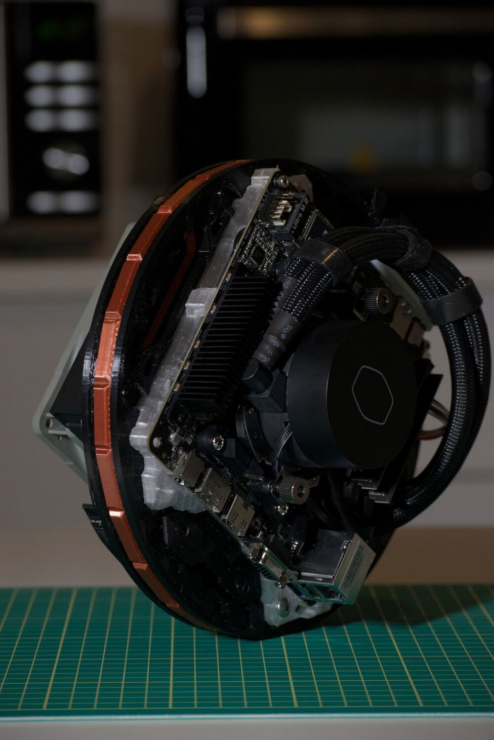 Piñasphere interior view partially disassembled