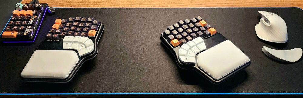 New keyboard setup featuring the Dygma Defy with XVX dye-subbed PBT keycaps!