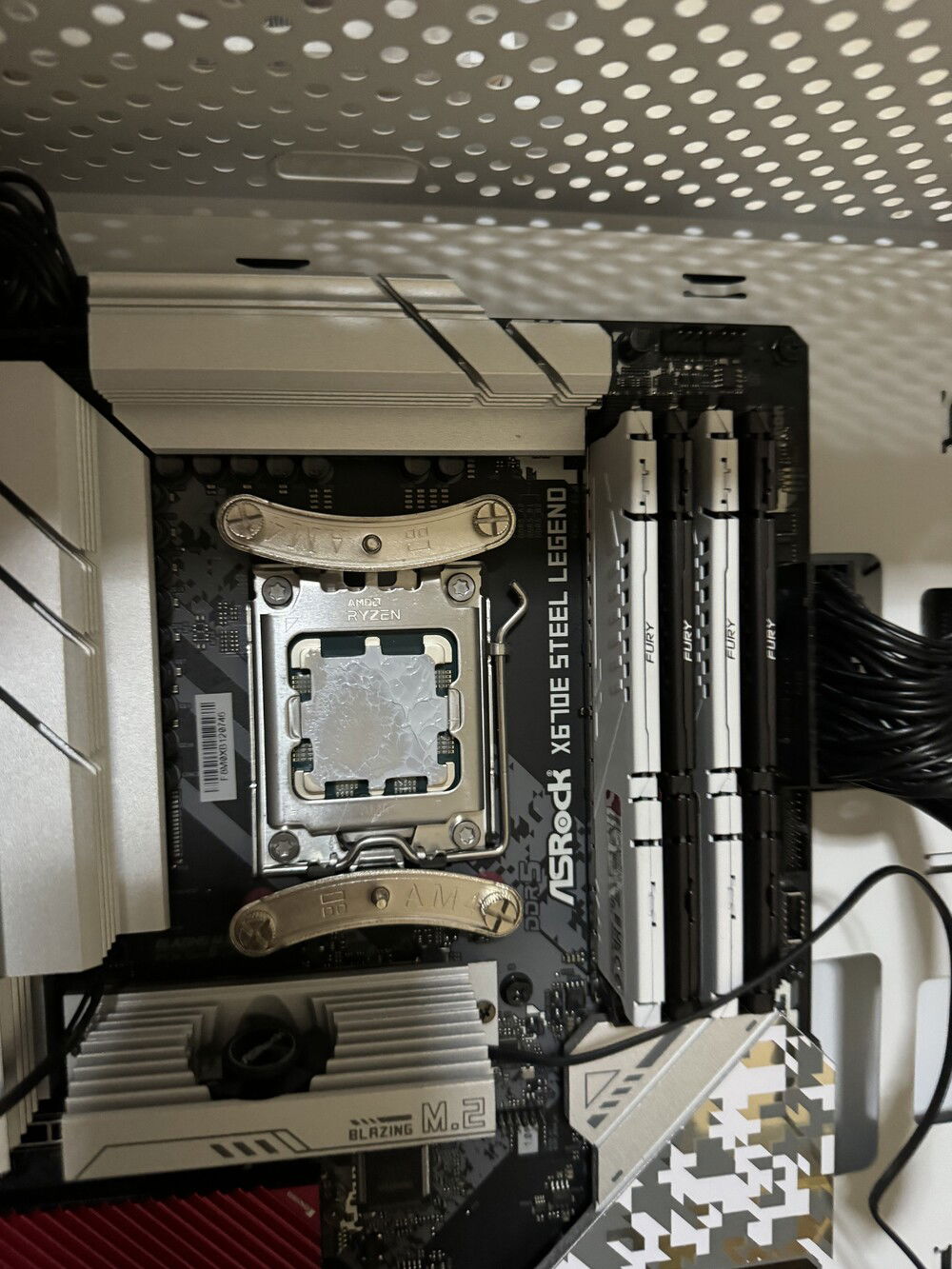 More thermal paste. Of the Thermal Grizzly variety.