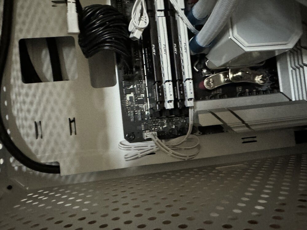 Installing the pump before the rad