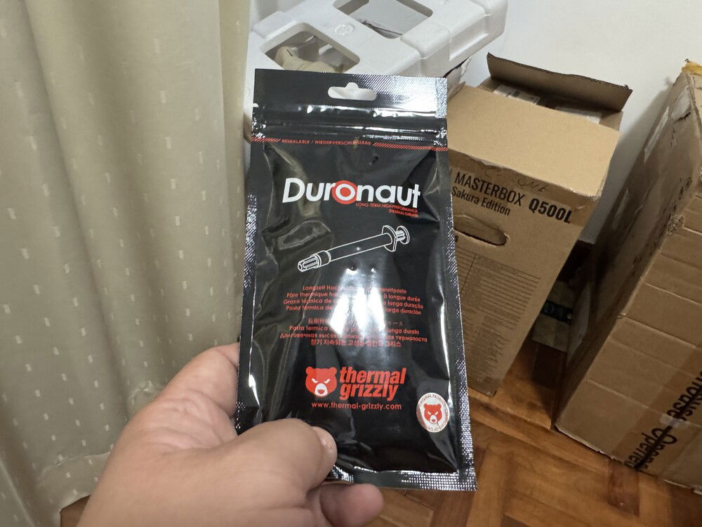 We’re using the new Duronaut from Thermal Grizzly