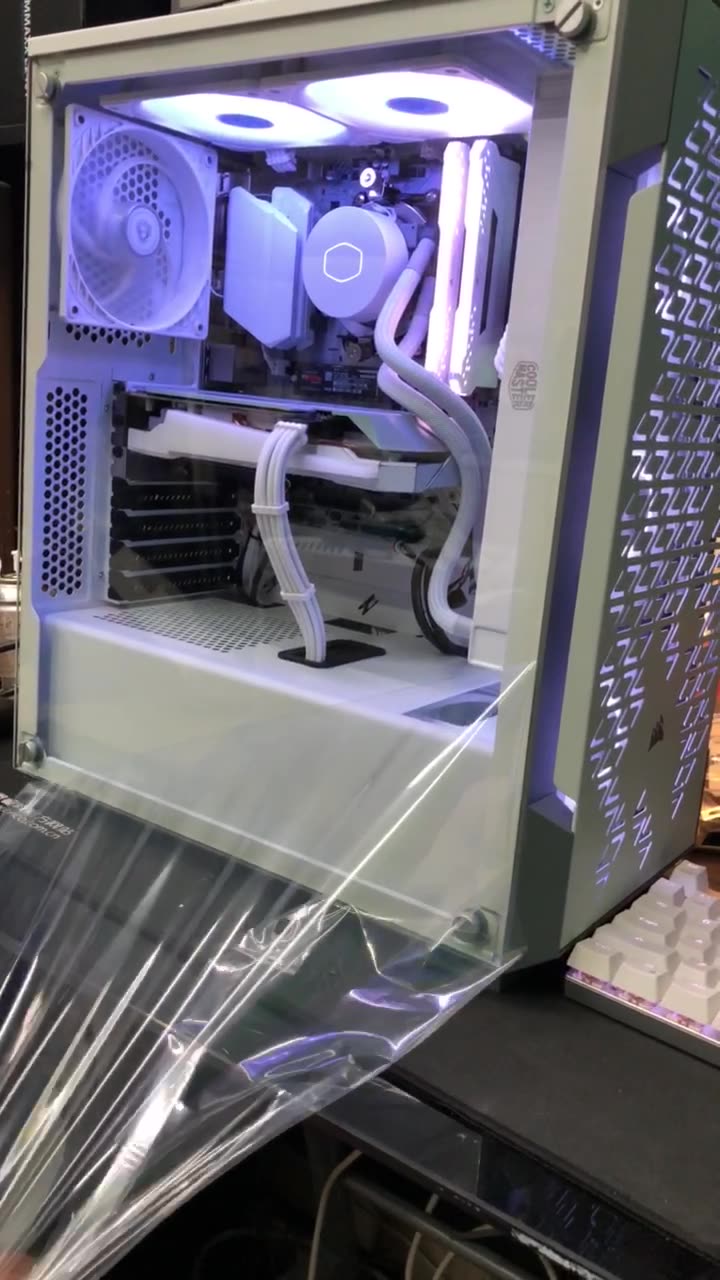 The final removal of the protective cover just before the delivery to my daughter!!!