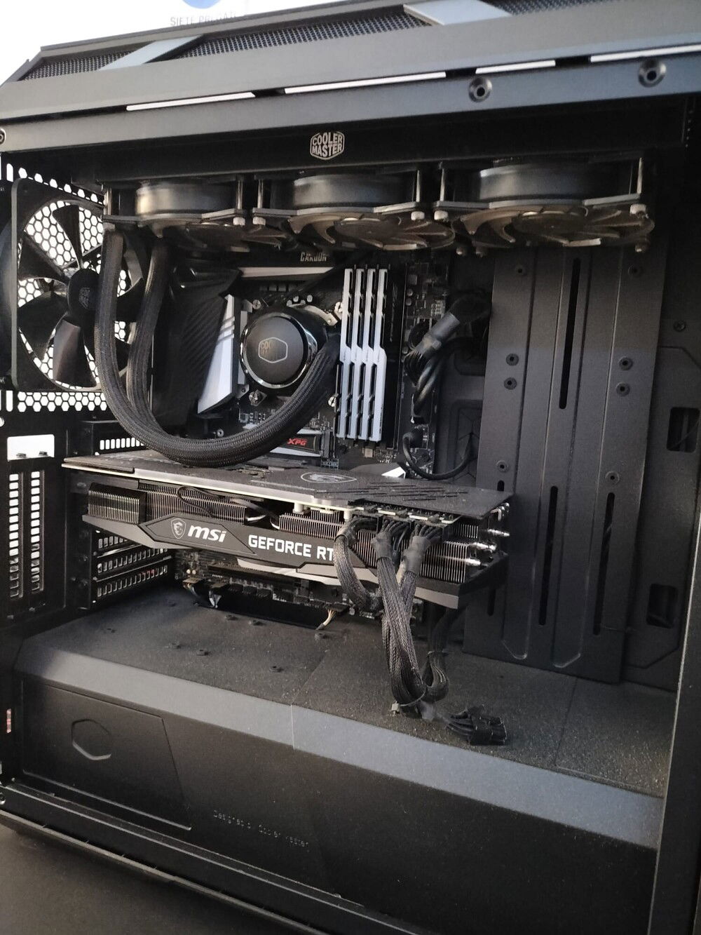 before the work, a nice build, but something is missing