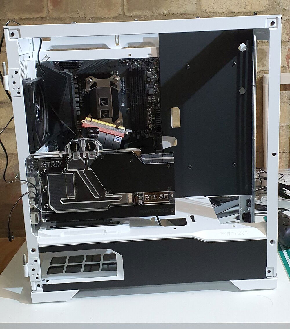 Added an aluminum panel to replace the 4 sliding cable covers