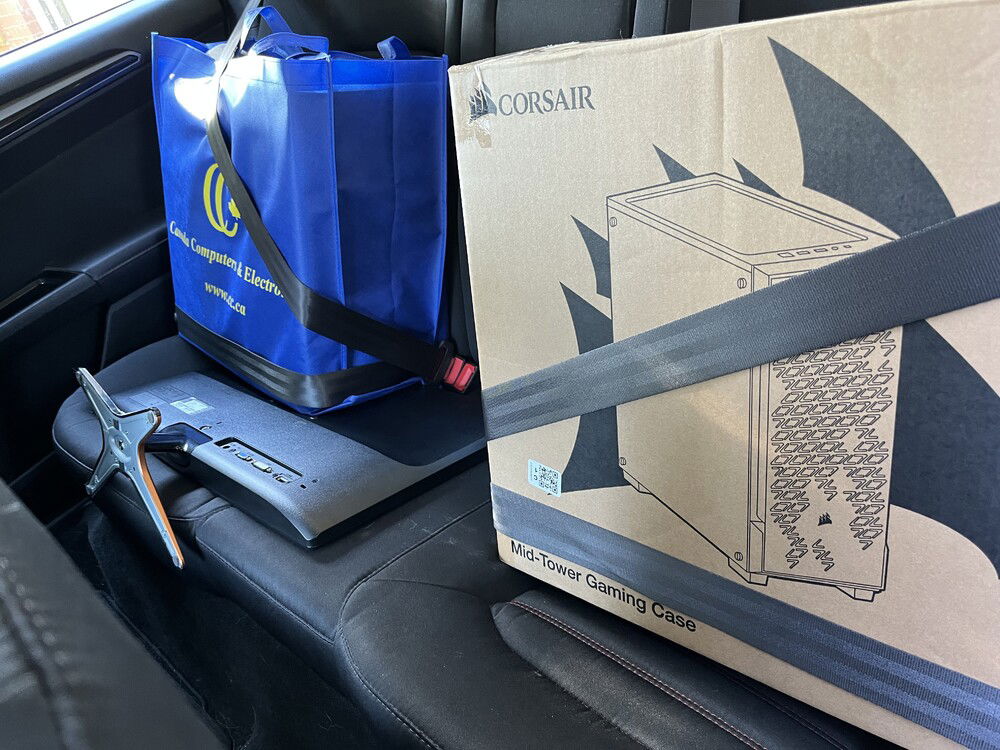 Finally delivering to my nephew.