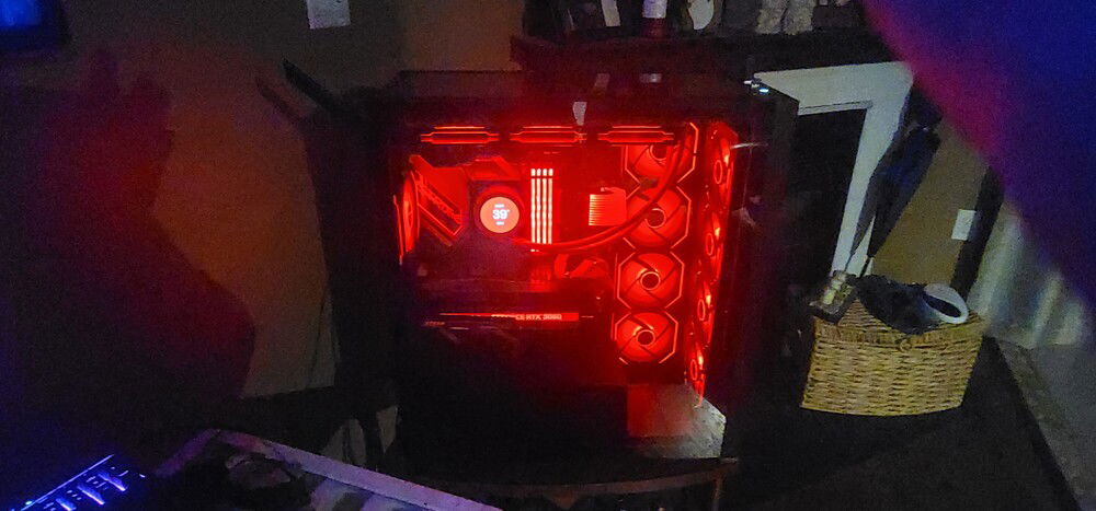 Corsair 7000x case during my current build. Still trying to order custom cable mods