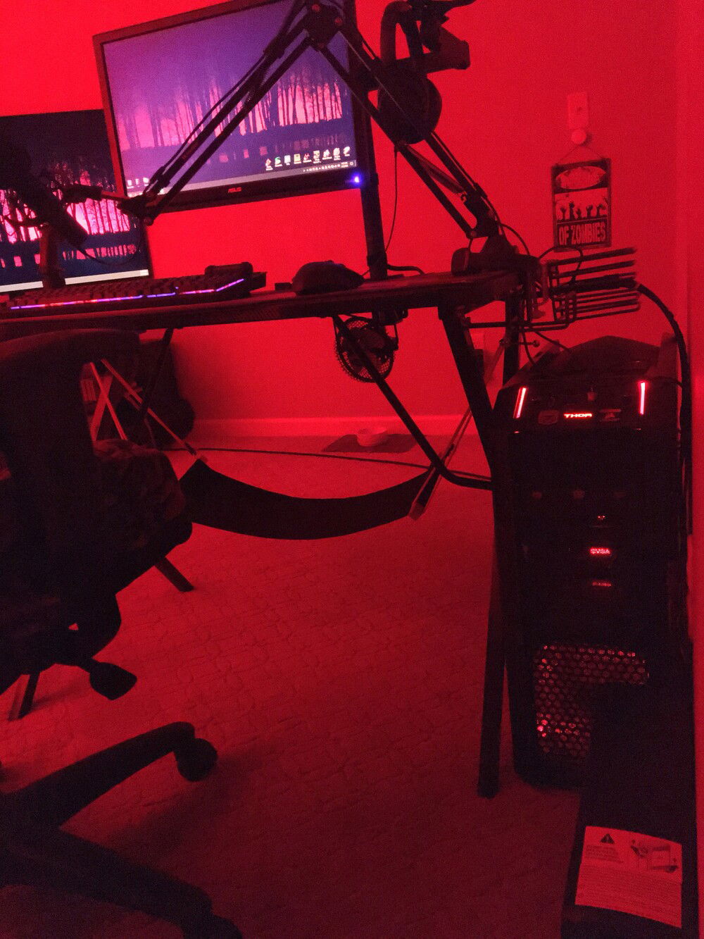 What... Oh that? Do you not have a testicular perspiration alleviation device? Hmm. And yet you call yourself an enthusiast.. most unfortunate, sir. 
Might I suggest your next case fan move to the exterior of your build?