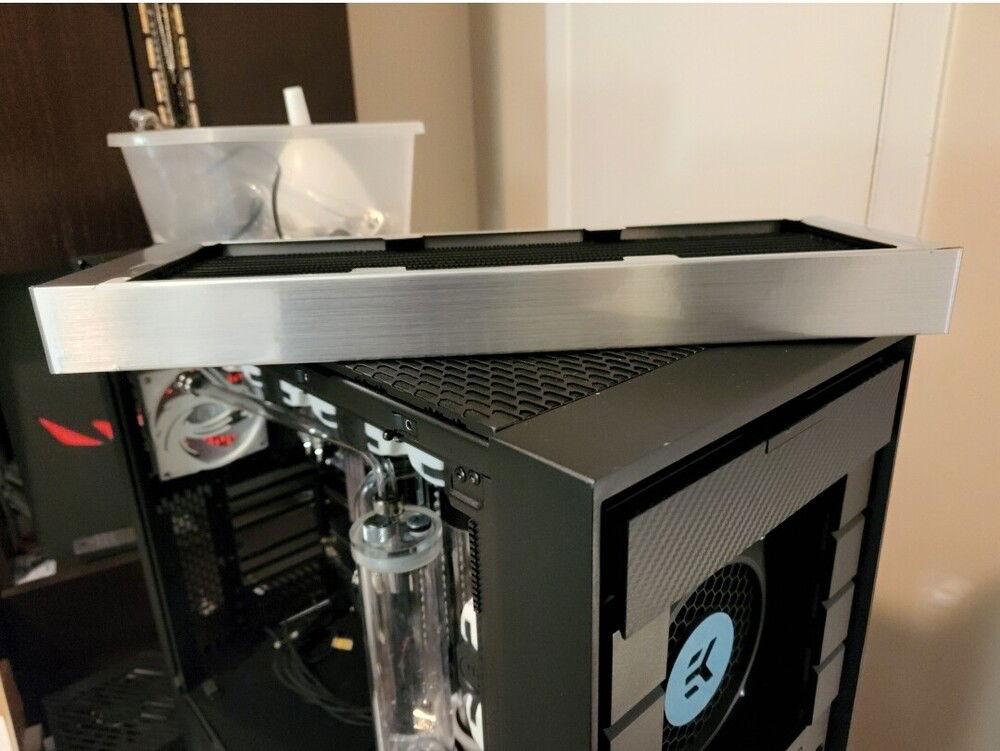 Rads being modded with stainless sheets