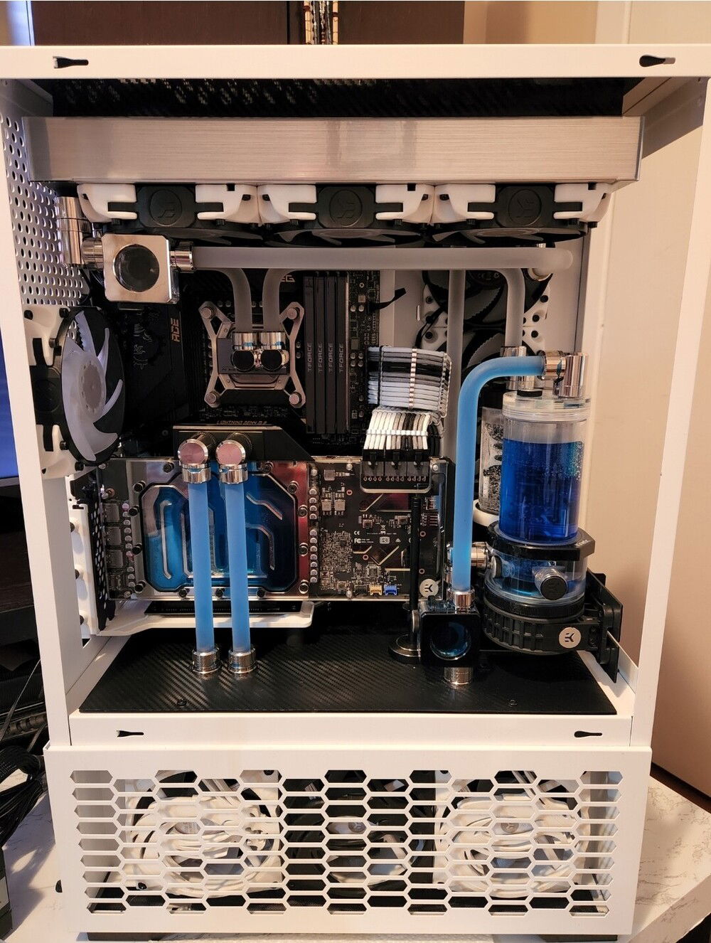 Filled! Now air bleeding!