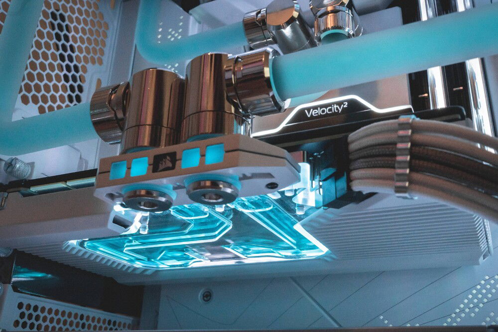 Custom White Paint on the Corsair XG7 3090