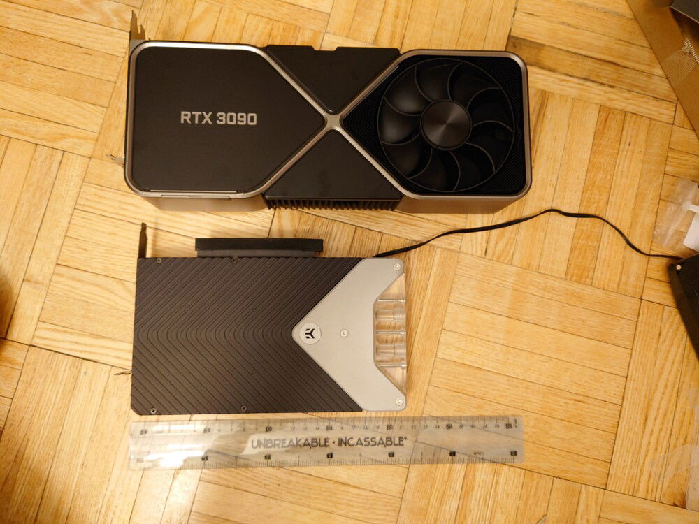 Size difference between FE waterblock and stock cooler