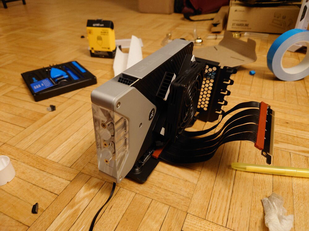 Vertical slot installed and ready to go