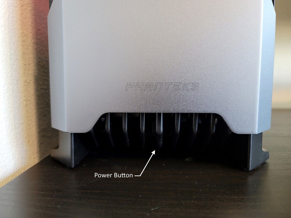 Disguised power button. Nice and clicky with the Kailh box navy switch.