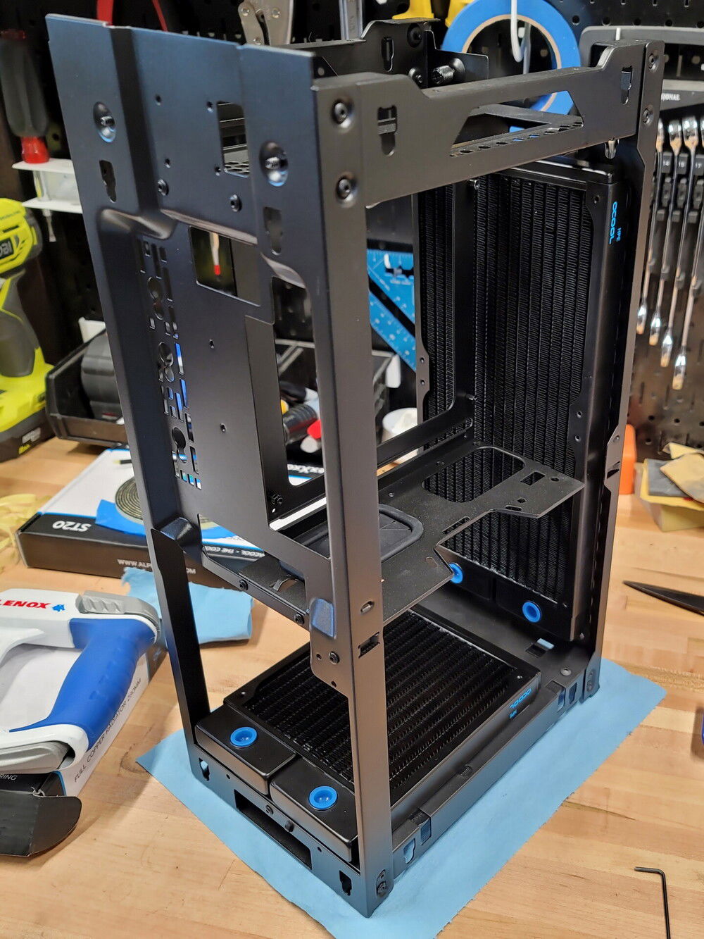 Radiators installed.