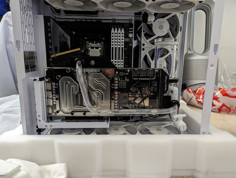 Checking the side profile of the bend