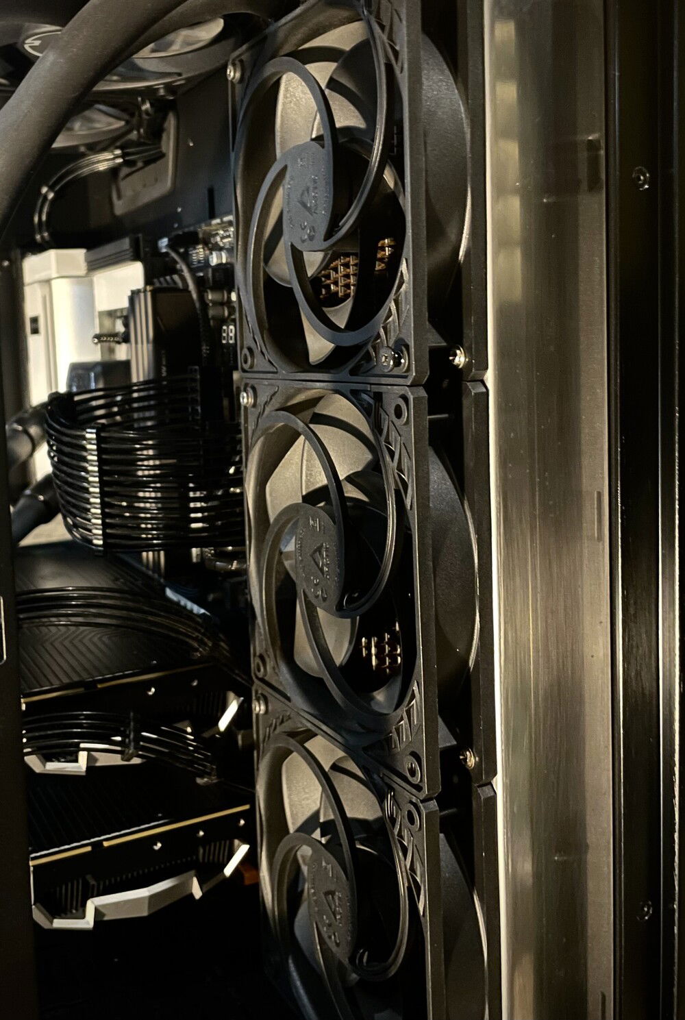 behind the paint, the radiator got an unexpected blings