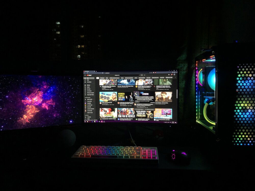 The whole setup