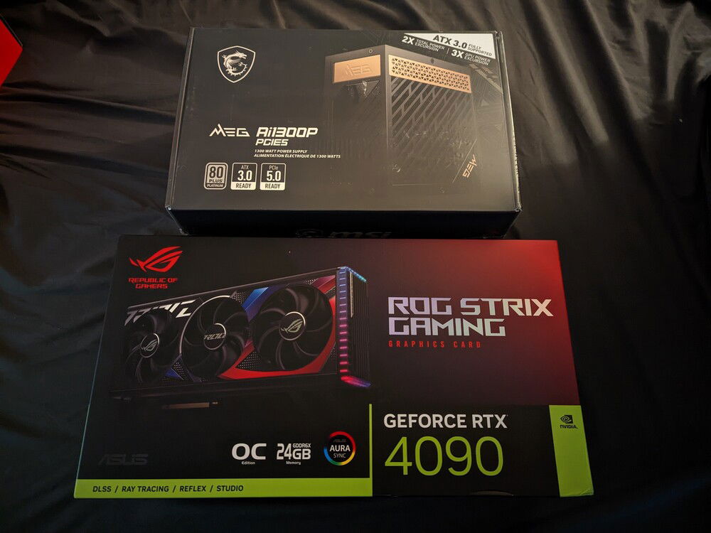 Strix 4090 and MSI atx 3.0 psu with PCIE5 cable